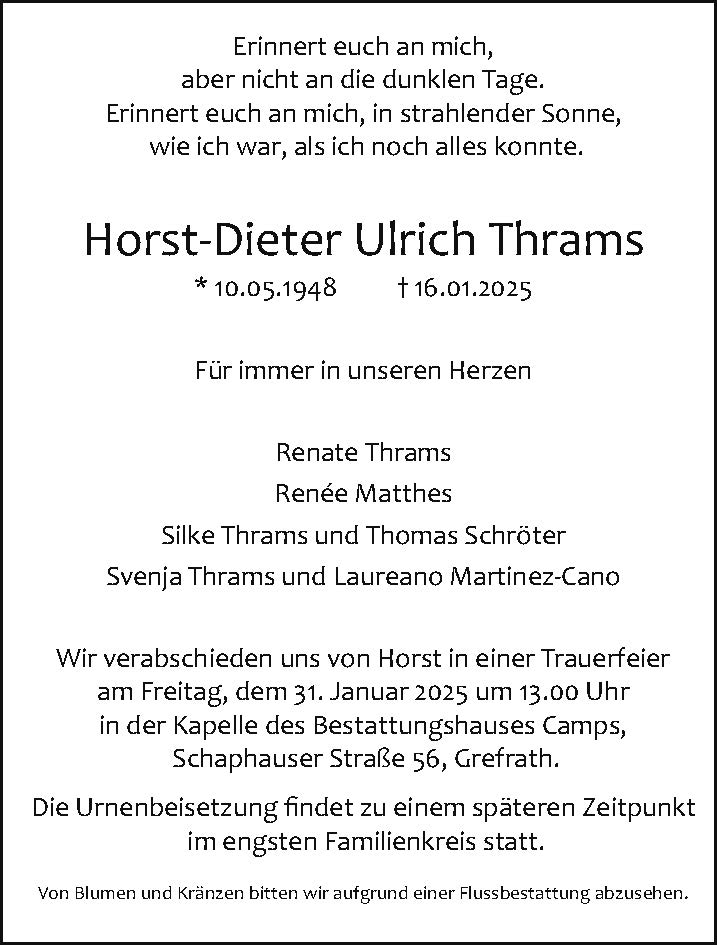 Horst-Dieter Ulrich Thrams