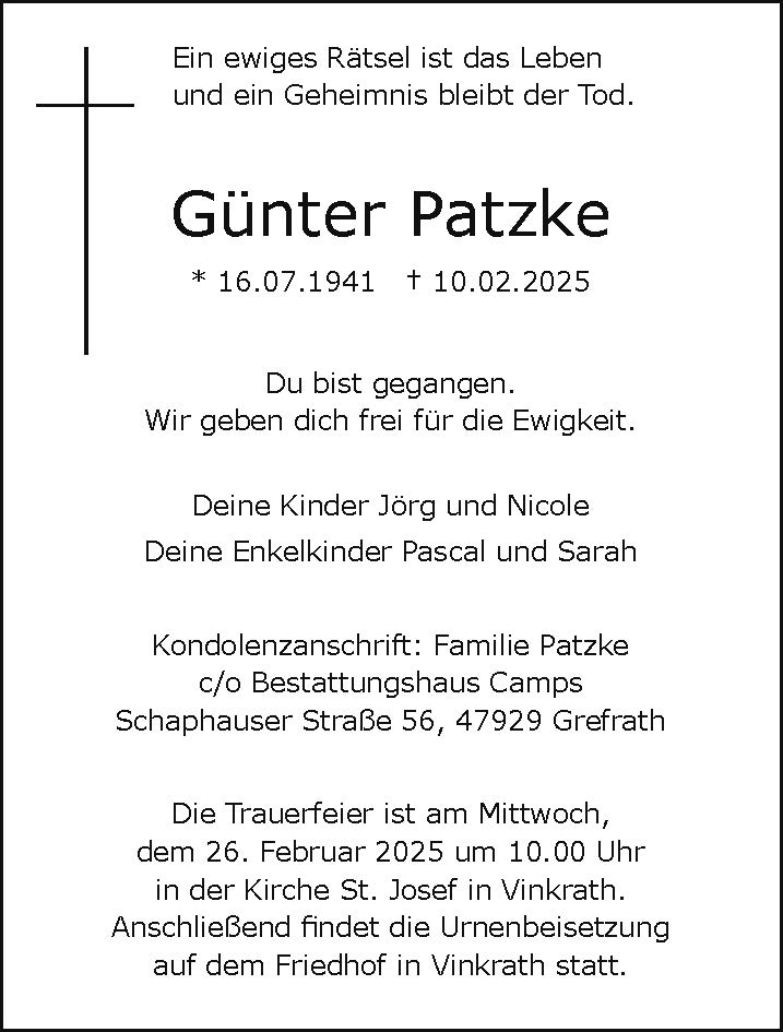 Günter Patzke