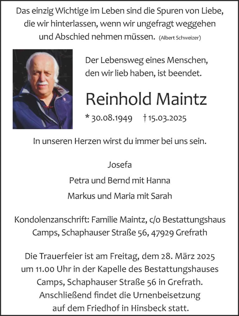 Reinhold Maintz
