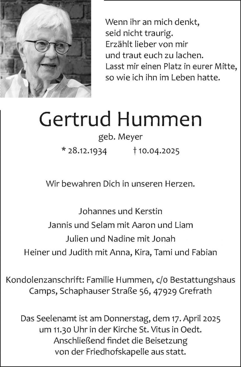 Gertrud Hummen