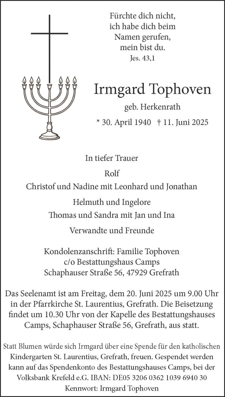 Irmgard Tophoven