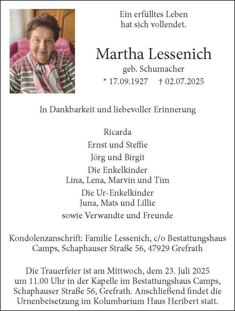 Martha Lessenich