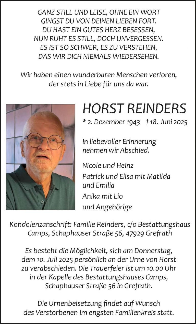 Horst Reinders