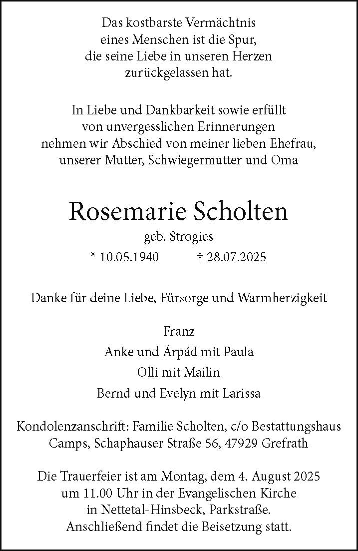 Rosemarie Scholten