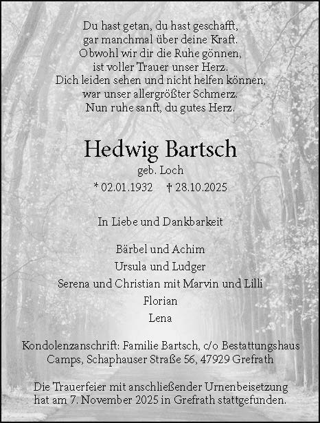 Hedwig Bartsch