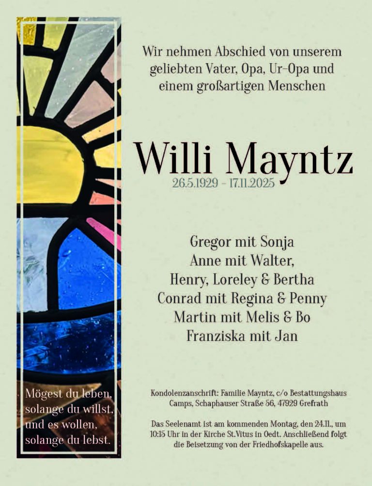 Willi Mayntz