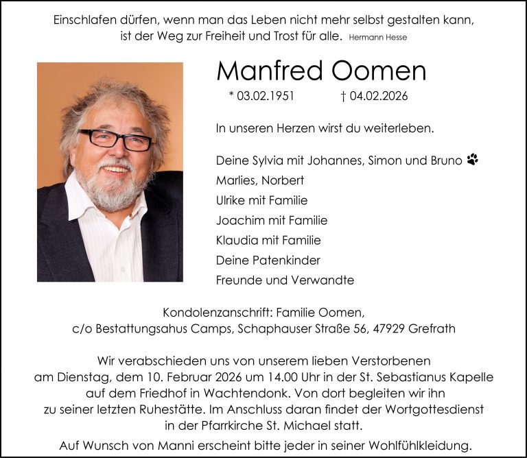 Manfred Oomen