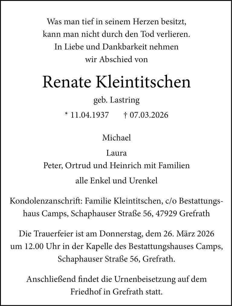 Renate Kleintitschen