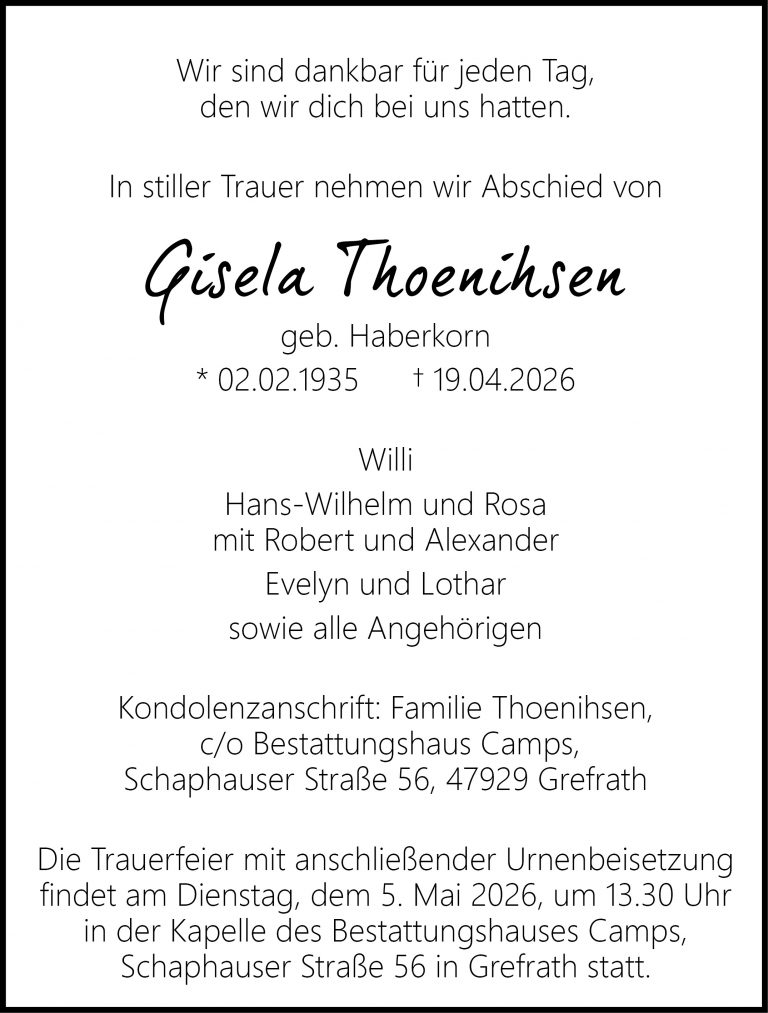 Gisela Thoenihsen