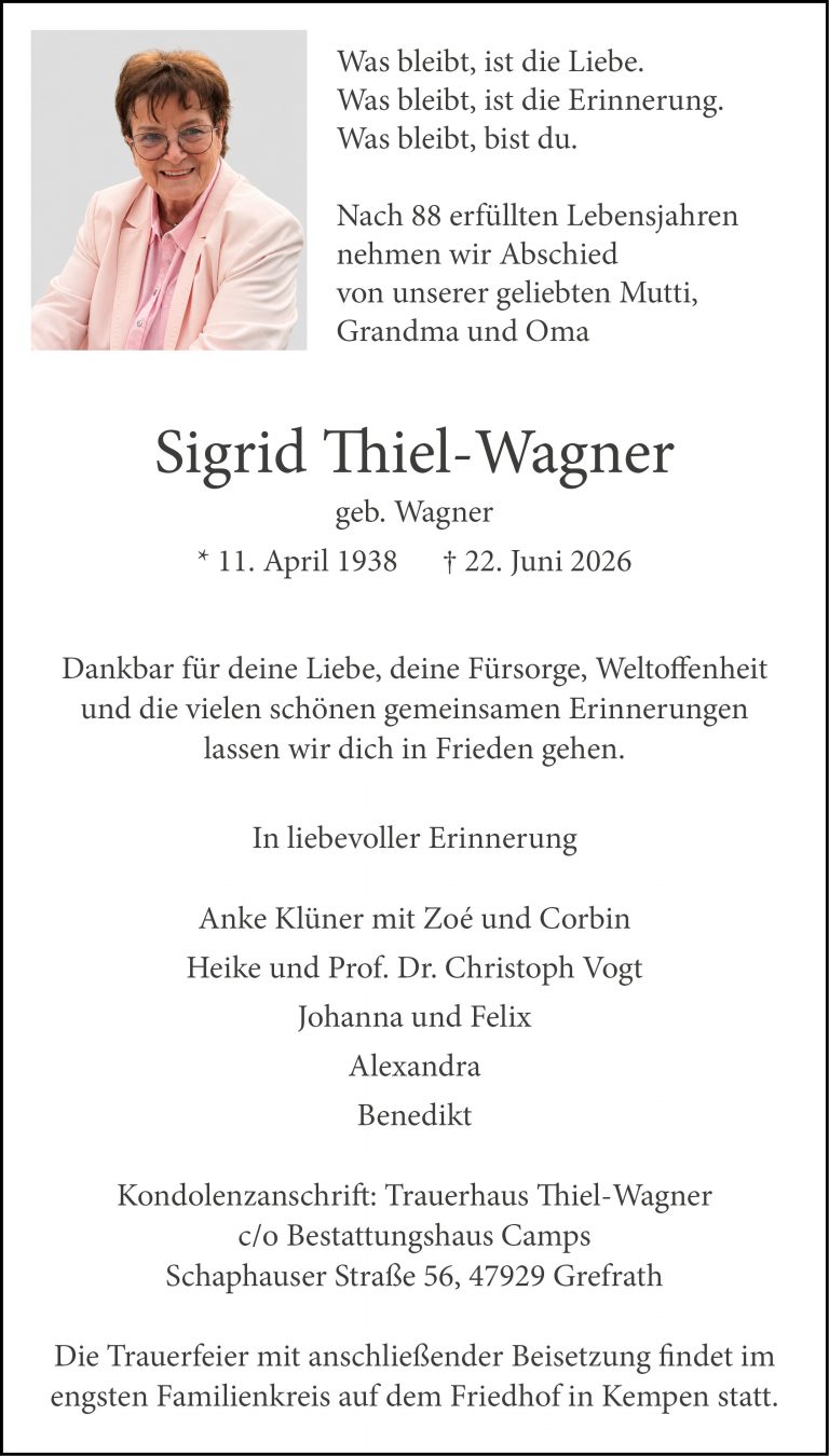 Sigrid Thiel-Wagner