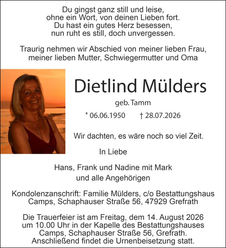 Dietlind Mülders