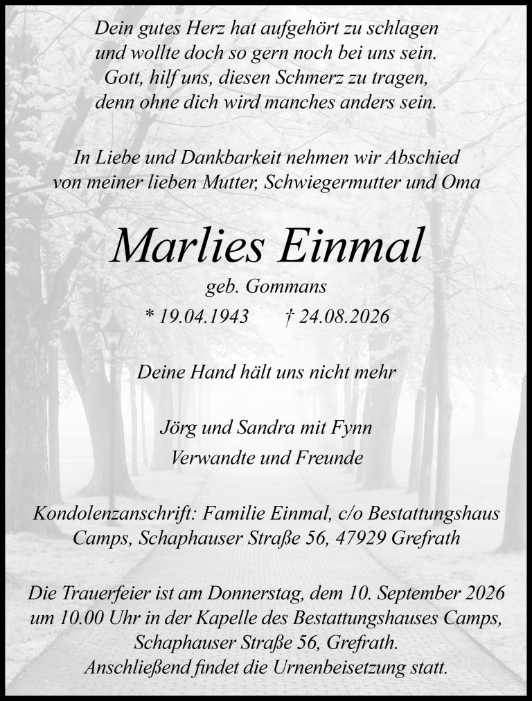 Marlies Einmal