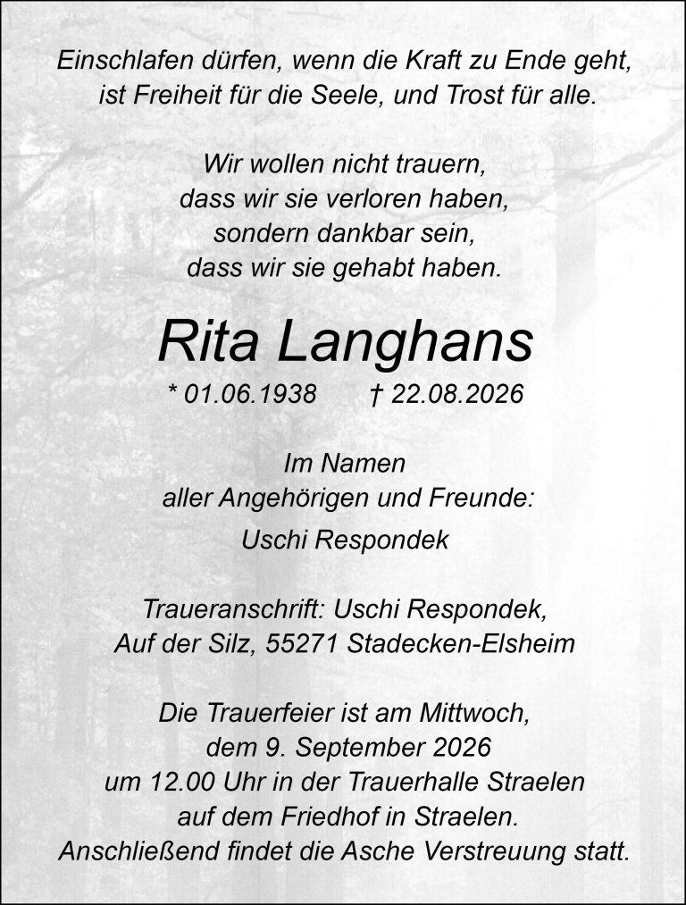 Rita Langhans