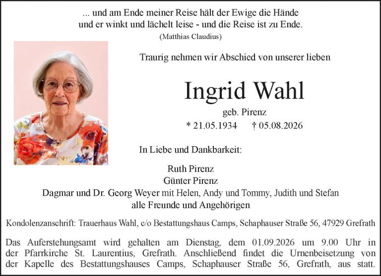 Ingrid Wahl