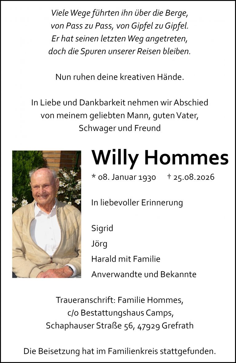 Willy Hommes